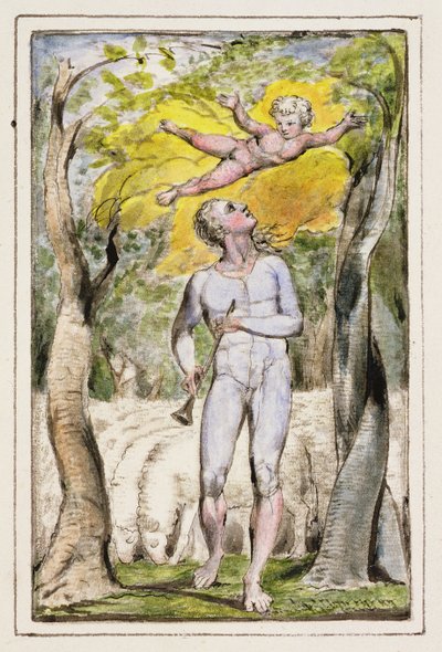 Frontispiece to Songs of Innocence: plate 1 from Songs of Innocence and of Experience (copy R) by William Blake